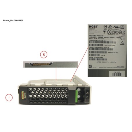 38058879 - SSD SAS 12G 3.84TB READ-INT. 3.5  H-P EP