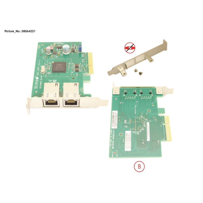 38064221 - ADD-ON CARD (2X GBE NIC)