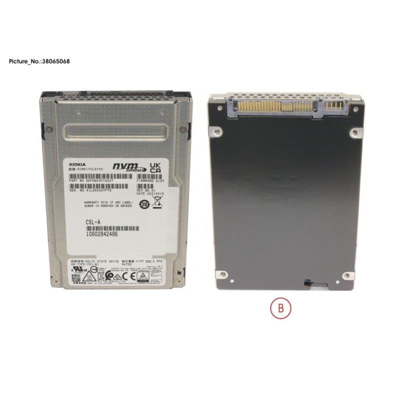 38065068 - SSD PCIE4 SFF MU 6.4TB