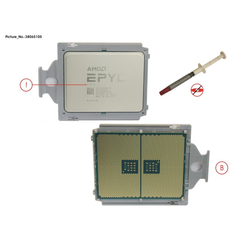38065105 - CPU SPARE AMD EPYC 7343