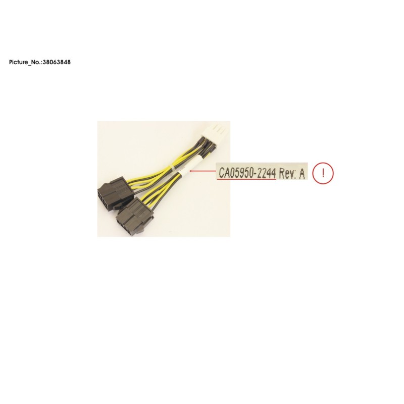 38063848 - POWER GPU V100S CONVERT CABLE