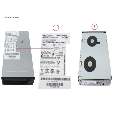 38065490 - LTO9 18.0TB 300MB.S SAS 12GB