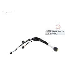 38066136 - SLIMSAS 8X TO SLIMSAS 4X 1 TO 3 Y CABLE