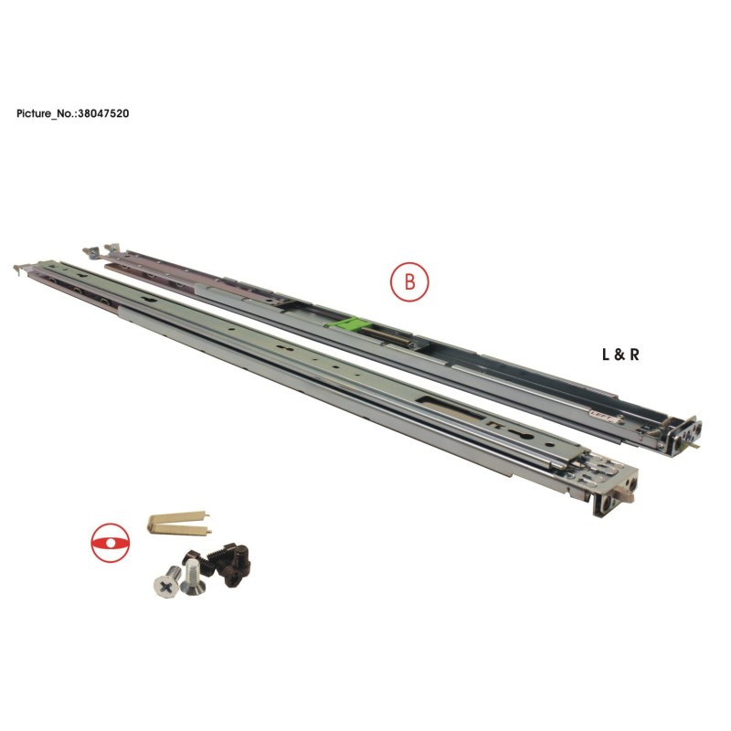 38047520 - RMK F1 SLIMLINE. SLIDE-IN RAIL. QRL