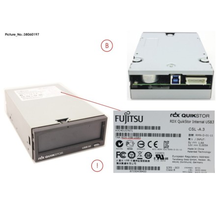 38060197 - RDX 3.5 USB3.0 INT