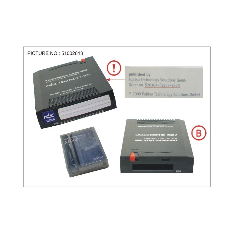 38009504 - RDX CARTRIDGE 320.640GB