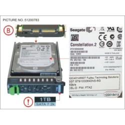 38019752 - HD SATA 6G 1TB 7.2K HOT PLUG 2.5  BC