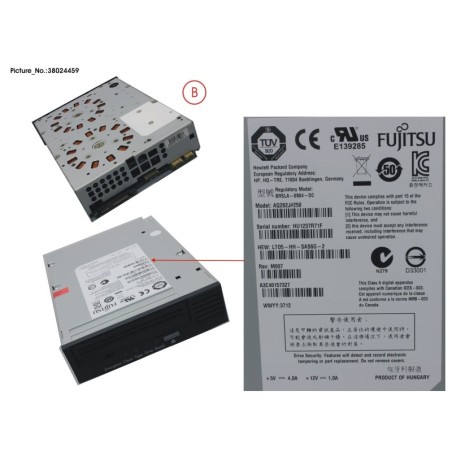 38024459 - TAPE KIT LTO5HH ULTR 1500GB 140MB.S SAS