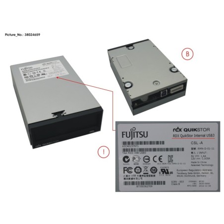 38024659 - RDX DRIVE USB3.0 3.5  INTERNAL