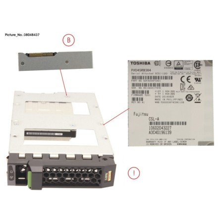 38048437 - SSD SAS 12G 3.84TB READ-INT. 3.5  H-P EP