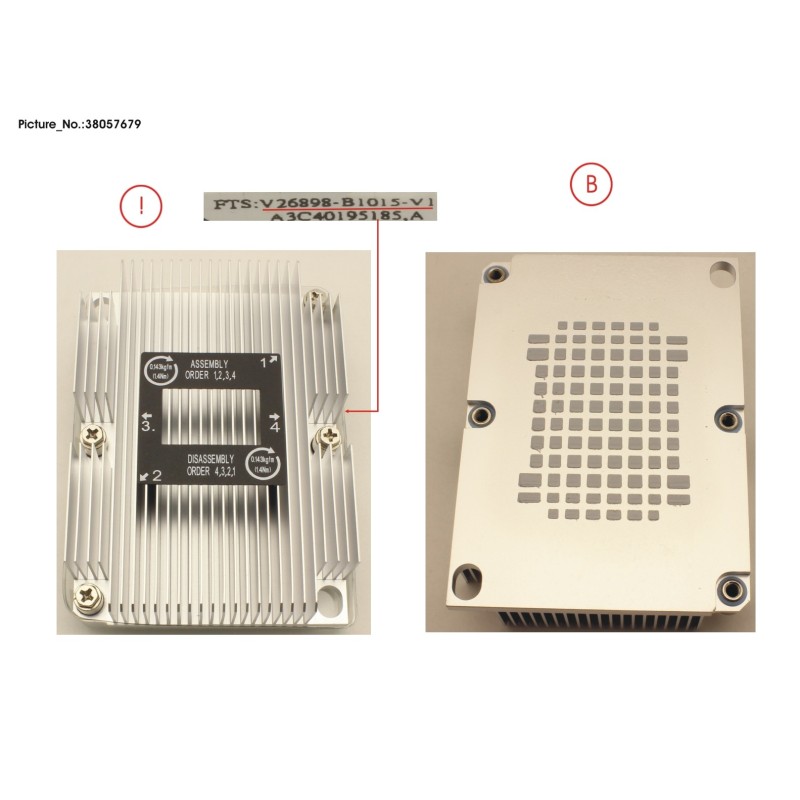 38057679 - 1U LOW C. RX2510M4
