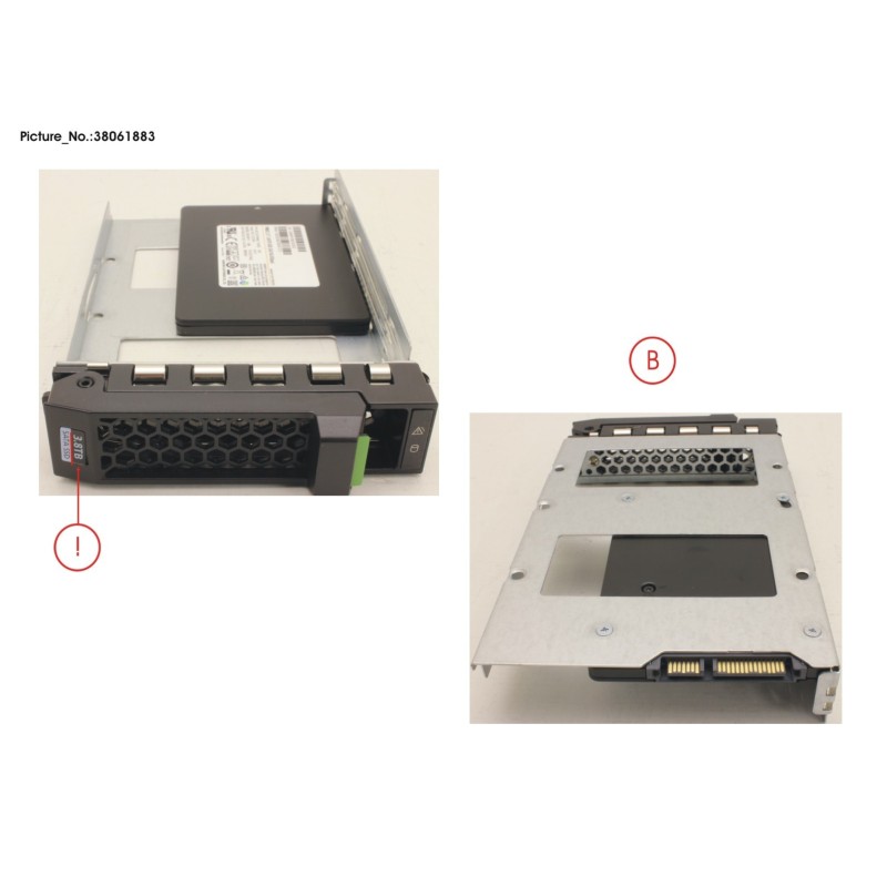 38061883 - SSD SATA 6G 3.84TB READ-INT. 3.5  PM883