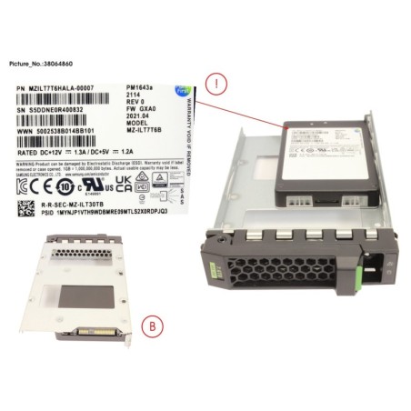 38064860 - SSD SAS 12G 7.68TB READ-INT. 3.5  H-P