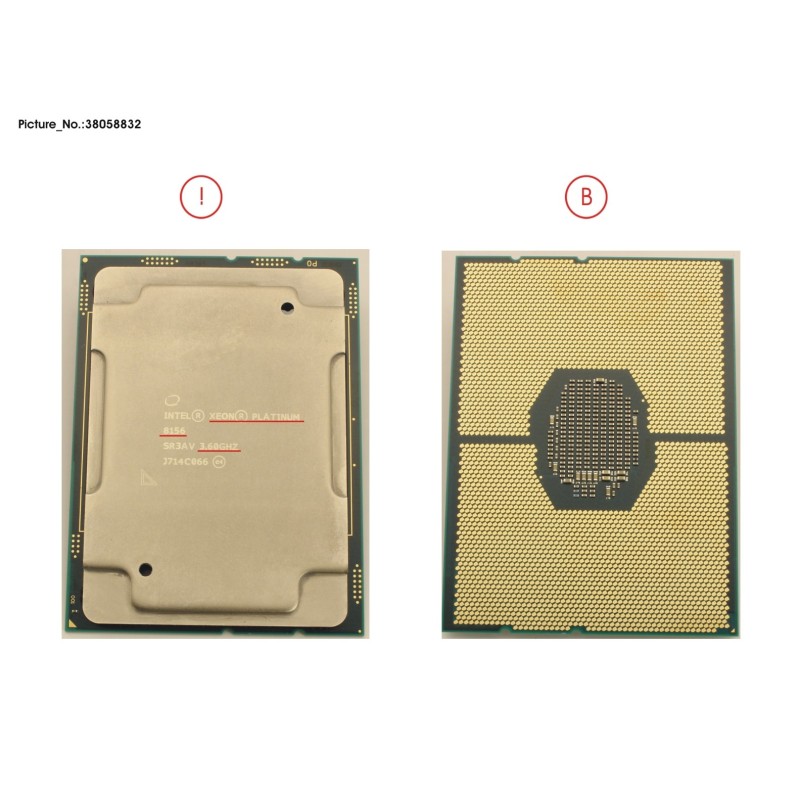 38058832 - CPU XEON PLATINUM 8156 3.6GHZ 105W