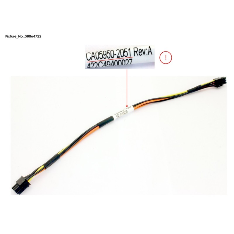 38064722 - POWER MB TO INT. RAID RISER