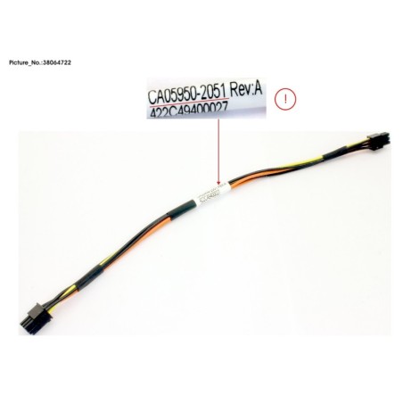 38064722 - POWER MB TO INT. RAID RISER