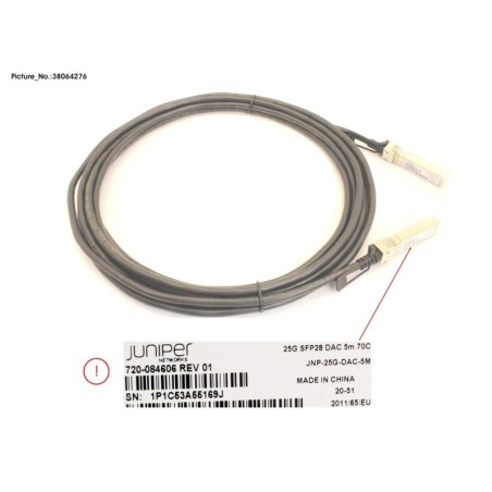 38064276 - 25G DIRECT ATTACHED CABLE(TWINAX 5M. 1PA