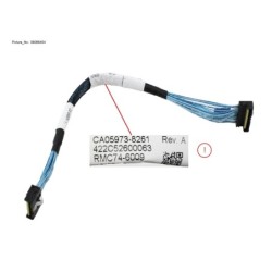 38066454 - MCIO X8 MB TO RAID CARD RISER.HSBP 240