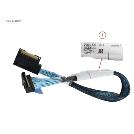 38066461 - CBL MCIO_B MB TO 2.5HSBP_MCIO8 TO P4