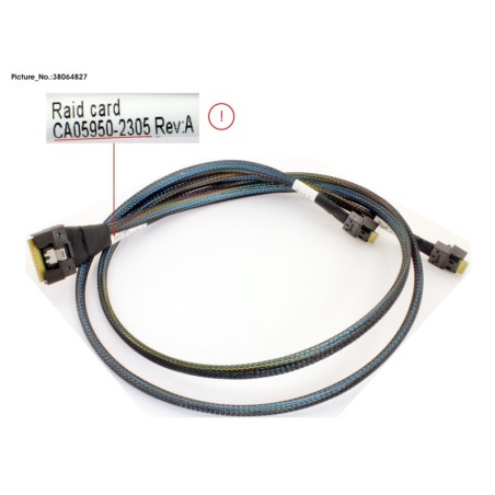 38064827 - DATA COUGAR6 RAID TO 1ST 8X2.5 BP Y C