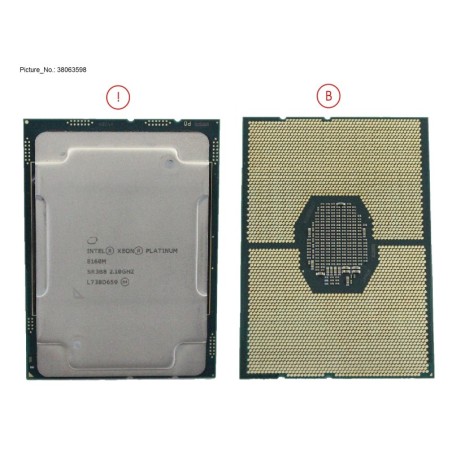 38063598 - CPU XEON PLATINUM 8160M 2.1GHZ 150W