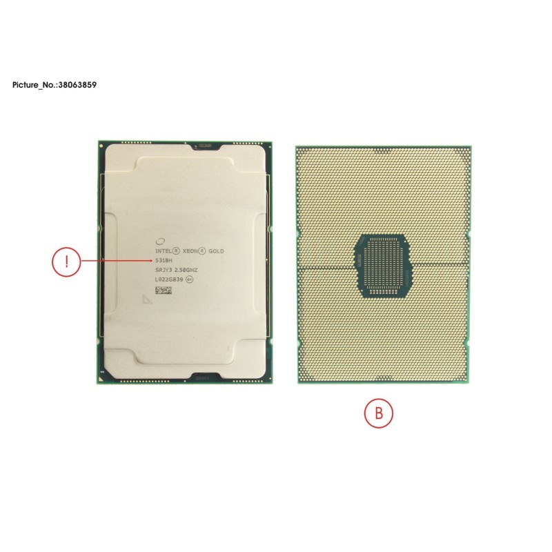 38063859 - CPU XEON GOLD 5318H