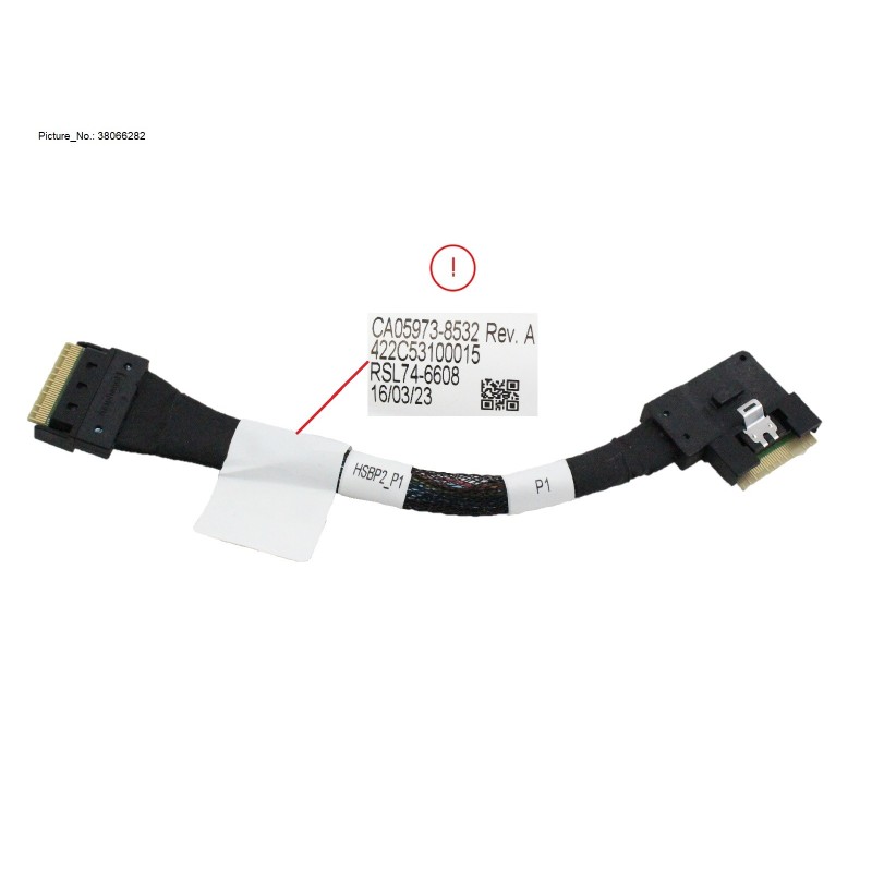 38066282 - RX4770M7 SAS EXP TO HSBP2 CABLE