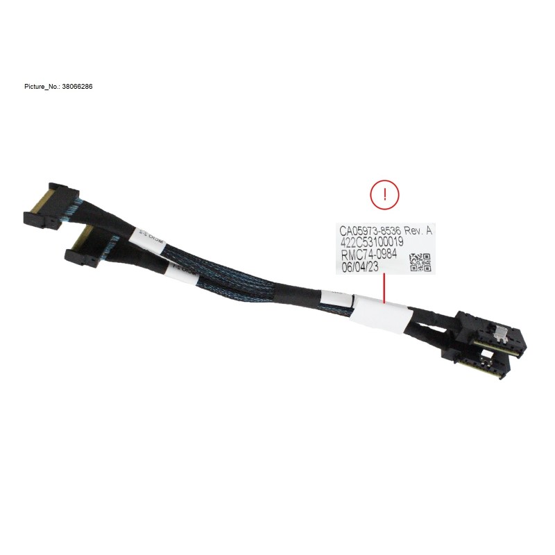 38066286 - RX4770M7 MB MCIO TO HSBP2 CN1.CN2 GEN4