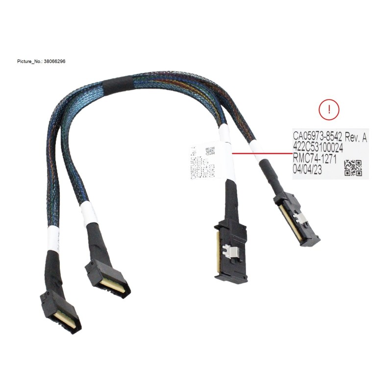 38066296 - RX4770M7 MB MCIO TO HSBP1 CN1.CN2 GEN5
