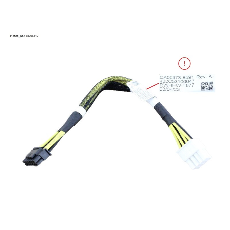 38066312 - RX4770M7 GPGPU V100 POWER CABLE