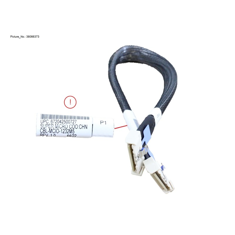 38066373 - PCIE CABLE 320MM (MB TO RISER CARD.HDD B