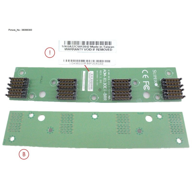 38066383 - REAR BRIDGE BOARD