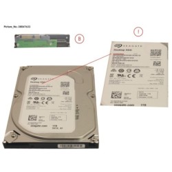 38047633 - HD SATA 6G 1TB 7.2K NO  HOT PL 3.5   ECO