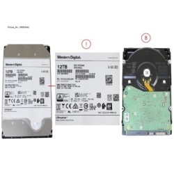38063042 - HD SATA 6G 12TB 7.2K 512E N H-P 3.5  BC