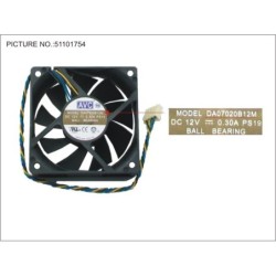 38018831 - FAN 12V.4100RPM.70X70X20