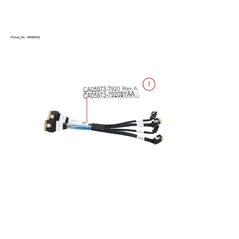 38066092 - TX1320 EP6 2P.NVME CABLE