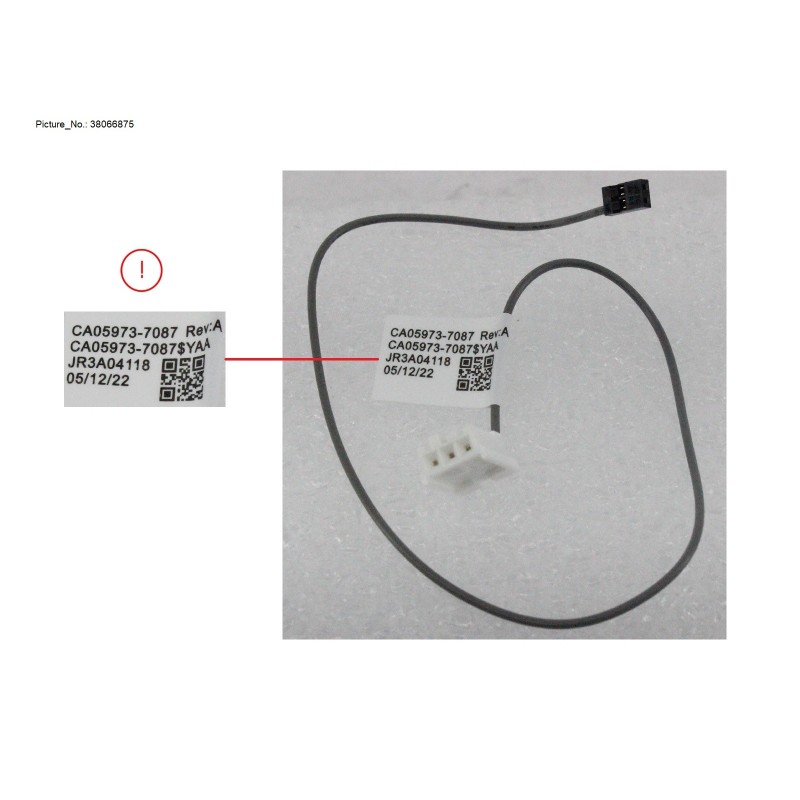 38066875 - TX M5 HDD LED CABLE. 1 TO 1. 250MM. MICR