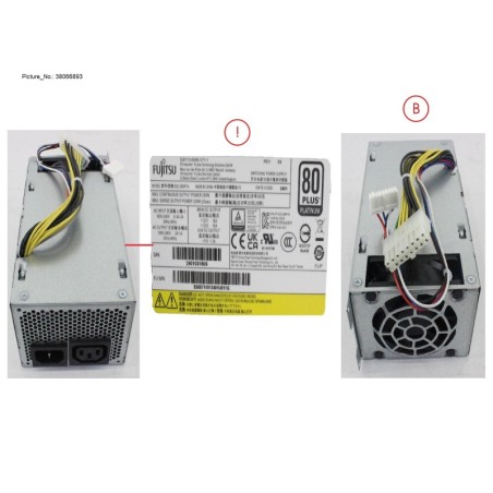 38066893 - PSU 280W STD. PLATINUM