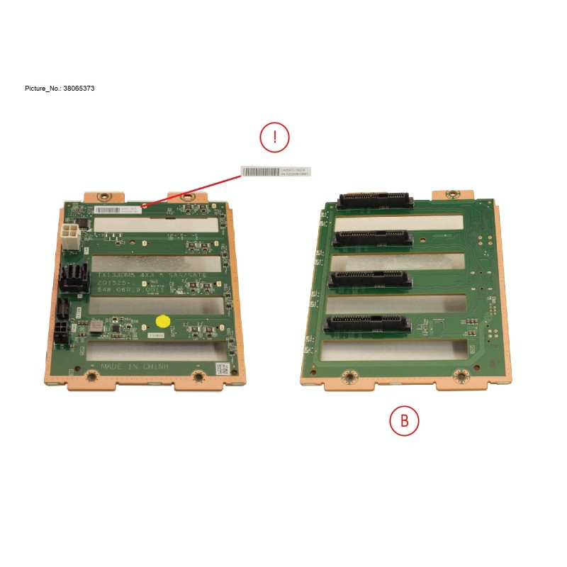 38065373 - 4X3.5 SAS.SATA HDD BP