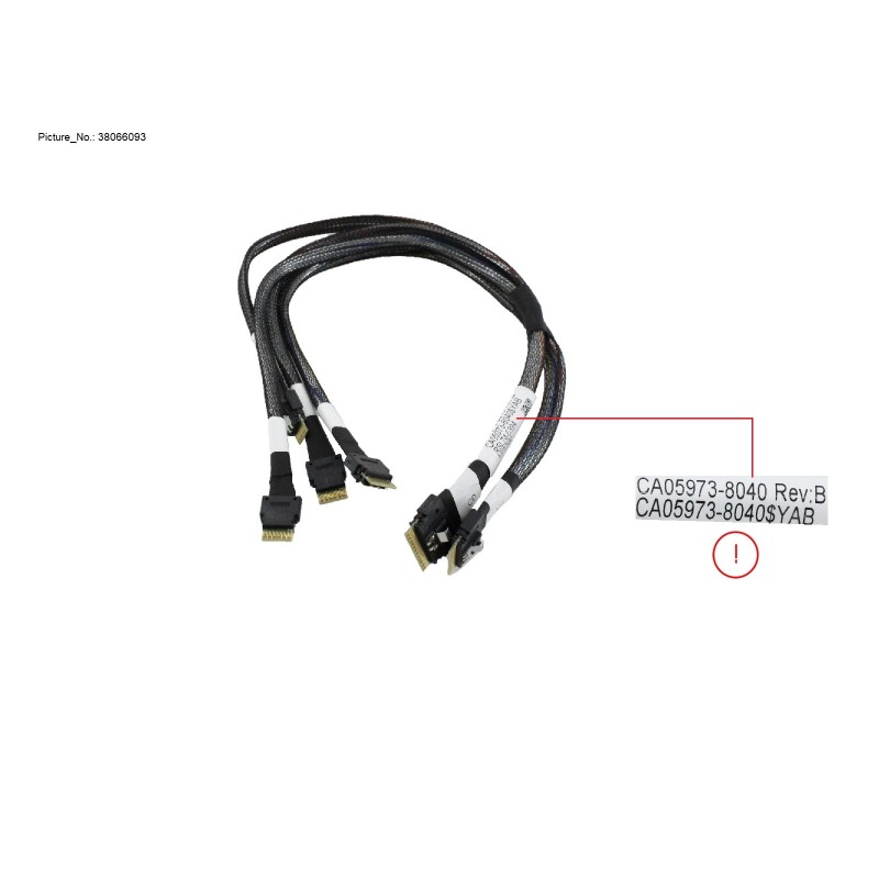 38066093 - TX1330 EP6 2P.NVME CABLE