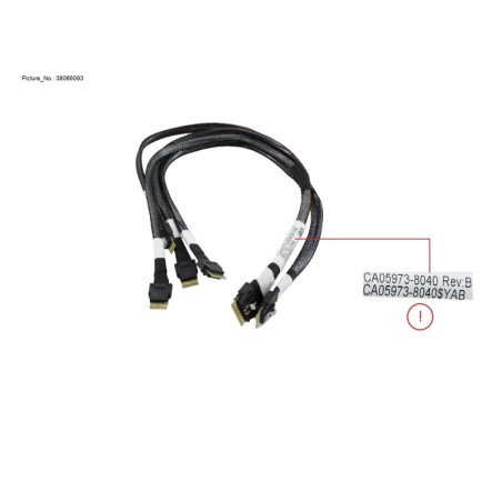 38066093 - TX1330 EP6 2P.NVME CABLE