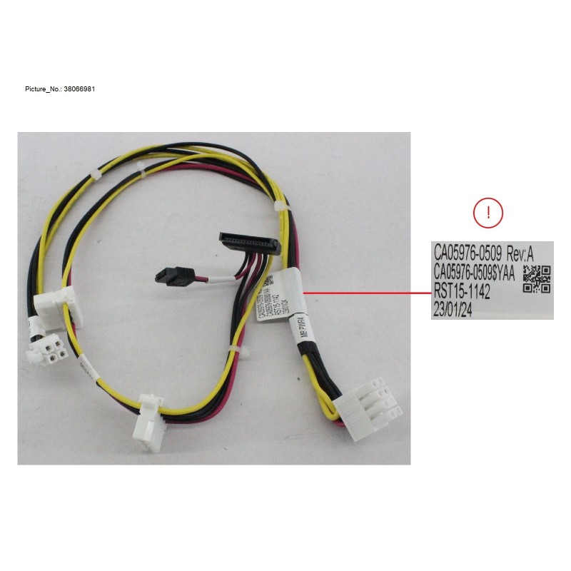 38066981 - 1ST HDD BP.ODD PWR CABLE