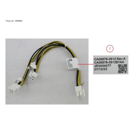 38066984 - 2ND.3RD HDD BP PWR CABLE