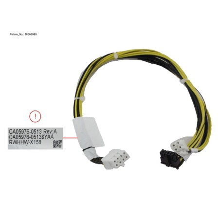 38066985 - HDD BP1 PWR. GPU PWR CABLE (PCIE 16-PIN)