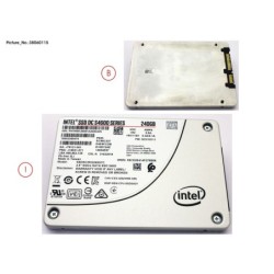 38060115 - SSD SATA6G 240GB MIX-USE 2.5  N HP S4600
