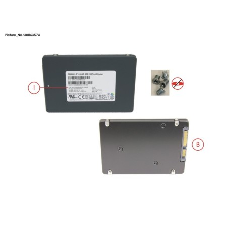 38063574 - SSD SATA 6G 240GB MIX-USE 2.5  N H-P EP