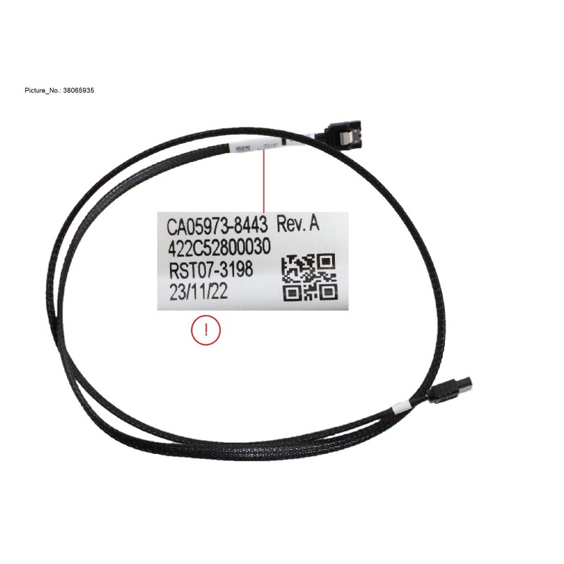 38065935 - SLIM.5.25  ODD SATA (SIGNAL) CABLE