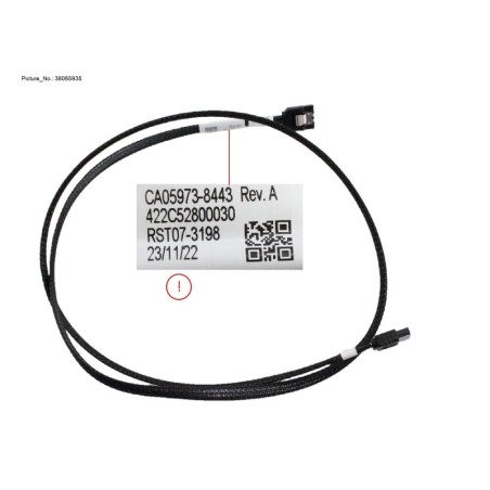 38065935 - SLIM.5.25  ODD SATA (SIGNAL) CABLE
