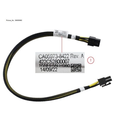 38065960 - POWER CABLE FOR SAS HSBP-1 (360 MM)