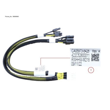 38065963 - POWER CABLE FOR GPGPU (PCIE-8P)